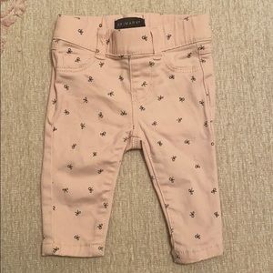 Pink bow jeans
